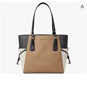 Michael Kors Voyager East/West Tote Husk Multi One Size …